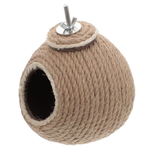 LOORGVEL Kokosnuss Vogelnest Hängend Ballförmig Warmes Papageienhaus Für Kleine Vögel Kanarienvögel Wellensittiche Und Hamster Pflegeleicht Robust Dekorativ LOORGVEL Kokosnuss Vogelnest Hängend Ballförmig Warmes Papageienhaus Für Kleine Vögel Kanarienvögel Wellensittiche Und Hamster Pflegeleicht Robust Dekorativ von LOORGVEL