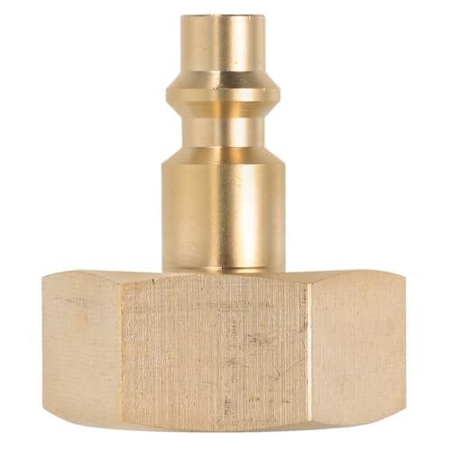 LOORGVEL Luftkompressor-schnellkupplungsstecker An 3/4-gartenschlauch-adapter Für Rv-sprinkleranlagen, Camper, Outdoor-sanitär-gartenschlauch, Golden von LOORGVEL