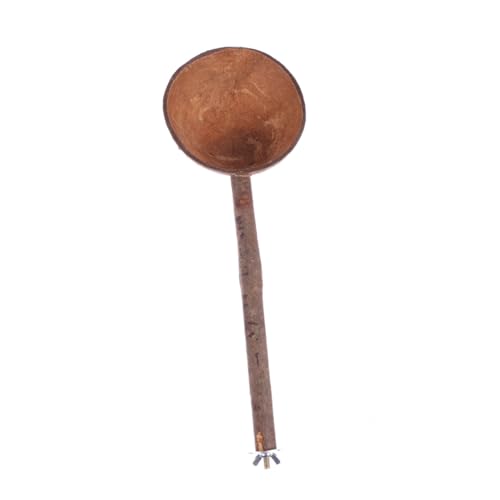 LOORGVEL Natürliche Kokosnussschale Futternapf mit Standstab Langlebig Vogelspielzeug und Nest Geeignet für Papageien und Wellensittiche Attraktives Design LOORGVEL Natürliche Kokosnussschale Futternapf mit Standstab Langlebig Vogelspielzeug und Nest Geeignet für Papageien und Wellensittiche Attraktives Design von LOORGVEL