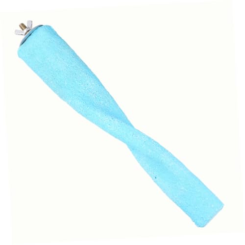 LOORGVEL Parrot Grind Stick Wellenförmige Sitzstange für Vögel Blau Muskulaturfördernd Krallen Schnabelpflege Einfach zu Montieren Für Papageien Käfig Zubehör LOORGVEL Parrot Grind Stick Wellenförmige Sitzstange für Vögel Blau Muskulaturfördernd Krallen Schnabelpflege Einfach zu Montieren Für Papageien Käfig Zubehör von LOORGVEL