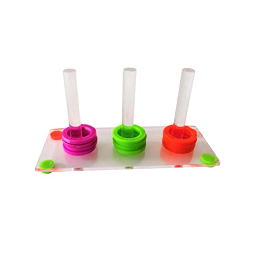 LOORGVEL Parrot Ring Toss Lernspielzeug für Kleine Vögel Kreatives Trainingsspiel Sicheres Material Fördert Geschicklichkeit und Bewegung Geeignet für Wellensittiche Zufällige Farbe LOORGVEL Parrot Ring Toss Lernspielzeug für Kleine Vögel Kreatives Trainingsspiel Sicheres Material Fördert Geschicklichkeit und Bewegung Geeignet für Wellensittiche Zufällige Farbe von LOORGVEL