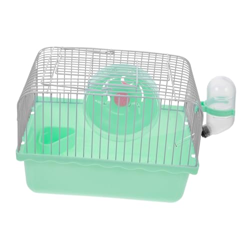 LOORGVEL Tragbarer Kleintierkäfig mit Wasserflaschenhalter Abs Material Multifunktionaler Hamster und Chinchillatransportkäfig Sanft zur Haut für Reisen und Kleine Vögel Grün LOORGVEL Tragbarer Kleintierkäfig mit Wasserflaschenhalter Abs Material Multifunktionaler Hamster und Chinchillatransportkäfig Sanft zur Haut für Reisen und Kleine Vögel Grün von LOORGVEL