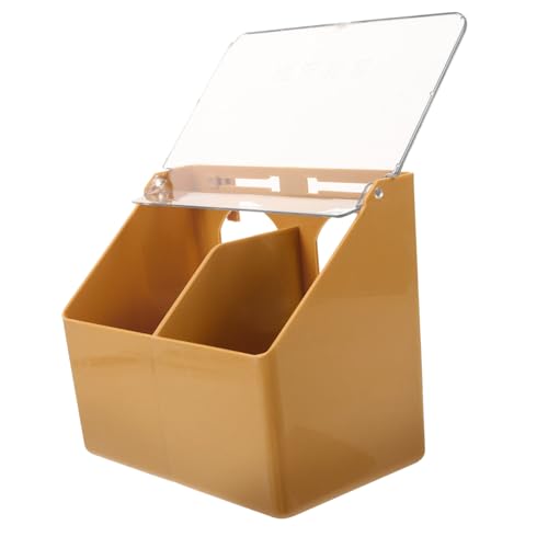 LOORGVEL Vogelkäfig Futterspender Hängend mit Zwei Fächern für Wellensittiche Papageien Tauben Große Kapazität Futter und Wasserschale Vielseitiger Futterbehälter für Kleine Vögel Einfach LOORGVEL Vogelkäfig Futterspender Hängend mit Zwei Fächern für Wellensittiche Papageien Tauben Große Kapazität Futter und Wasserschale Vielseitiger Futterbehälter für Kleine Vögel Einfach von LOORGVEL