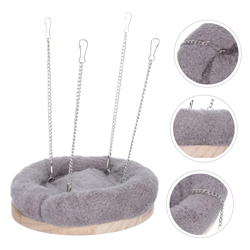 LOORGVEL Vogelkäfig Hängematte aus Holz und Baumwolle Warmes Winternest für Wellensittiche Papageien Kleine Vögel Platzsparendes Einfach zu Installierendes Kuschelbett mit Spielbereich LOORGVEL Vogelkäfig Hängematte aus Holz und Baumwolle Warmes Winternest für Wellensittiche Papageien Kleine Vögel Platzsparendes Einfach zu Installierendes Kuschelbett mit Spielbereich von LOORGVEL