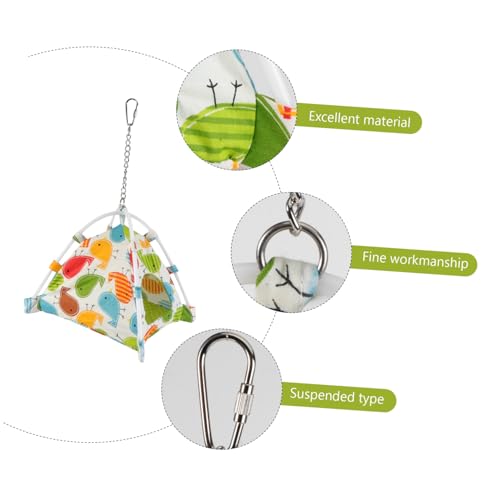 LOORGVEL Warmes Papageien Zelt Vogel Nest Kleintier Schlafplatz Hängend Weiches Nistnest für Kleine Vögel und Haustiere Praktisch Waschbar und Schnell Trocknend LOORGVEL Warmes Papageien Zelt Vogel Nest Kleintier Schlafplatz Hängend Weiches Nistnest für Kleine Vögel und Haustiere Praktisch Waschbar und Schnell Trocknend von LOORGVEL