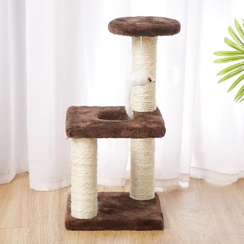 Kletternde Katze Katzen-Kletterturm Kratzbäume für Indoor-Katzen Kletterbaum Katzenhaus Turm Katze Kätzchen Klettern Haustiermöbel Spielhaus Katzenbaum von LORGL