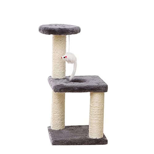 Kletternde Katze Katzen-Kletterturm Kratzbäume für Indoor-Katzen Kletterbaum Katzenhaus Turm Katze Kätzchen Klettern Haustiermöbel Spielhaus Katzenbaum von LORGL