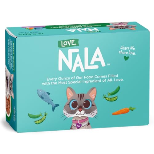 Keyoung Love, NALA Wet Cat Food, Tuna Flaked with Carrot and Green PEA Recipe - Grain Free Wet Cat Food in Broth, Natural Cat Pate Wet Food, Adult Cat Food Wet - 12 Pack of Flaked von LOVE, NALA