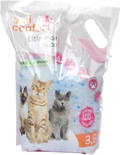 Love Story AMI Confort Katzenstreu aus Silikagel, 3,8 l von napz