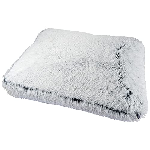 LOVE STORY Kissen, rechteckig, Polyester, 100 x 70 x 10 cm, Fluffy weiß meliert von LOVE STORY