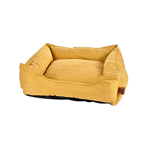 LOVE STORY Korb, rechteckig, Polyester, 65 x 60 x 21 cm, Cosy Golden Gelb von LOVE STORY