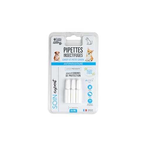 SONDEY Paris Prix 3 Pipetten für Hunde, Pflege, Expert, 1 ml, Weiß von SONDEY