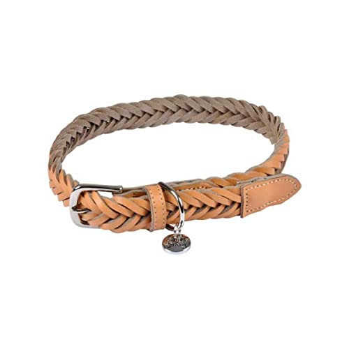 SONDEY Paris Prix Hundehalsband, verstellbar, geflochten, 50 – 70 cm, Natur von LOVE STORY