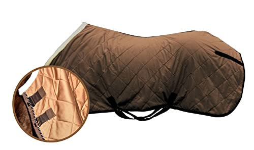 LOVEHORSES Wellness Technology - Bio-Keramik Unterdecke (Wird über den Hals angezogen) - Zertifiziert Standard 100 by Oeko-TEX® - Made in Italy - XXLarge cm. 165, CAMELBEIGE von LOVEHORSES