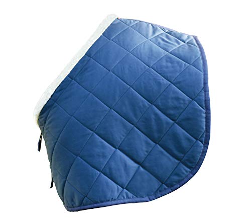 LOVEHORSES Wellness Technology - Bio-Keramik – “Magic” Schulterschutz und Widerristschutz - Standard 100 by Oeko-TEX® Zertifiziert – Made in Italy - Large cm. 145,Blue Navy von LOVEHORSES