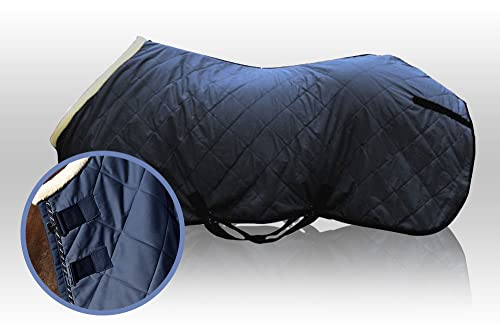 LOVEHORSES Wellness Technology - Bio-Keramik UNTERDECKE (an der Vorderseite geöffnet) - Zertifiziert Standard 100 by Oeko-TEX® - Made in Italy (L (145), Blue Navy) von LOVEHORSES