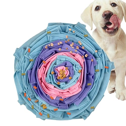 Leckmatte für Hunde, Futtermatte für Hunde | Interaktives Hundespielzeug,Interaktives Enrichment Toys Puppy Pad Futtermatte, Slow Feeder Pet Feeding Mat für geistige Stimulation von LOVEMETOO