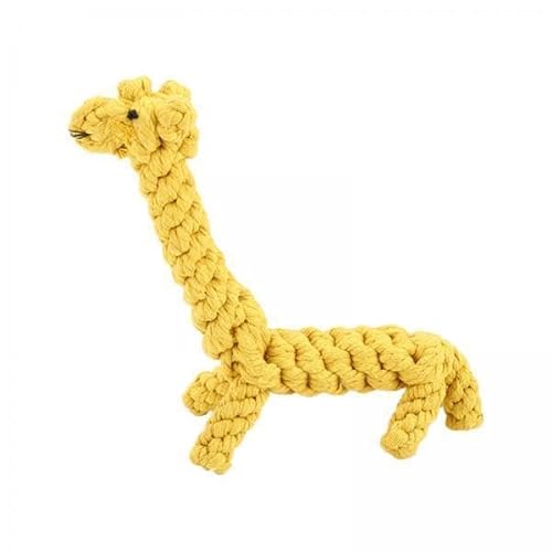 LOVIVER 2X Kauspielzeug für Hunde, Seilknoten, Giraffenförmiges Haustier Trainingsspielzeug, Bissfestes, Langlebiges Welpen Kauspielzeug, beißendes Spielzeug, von LOVIVER