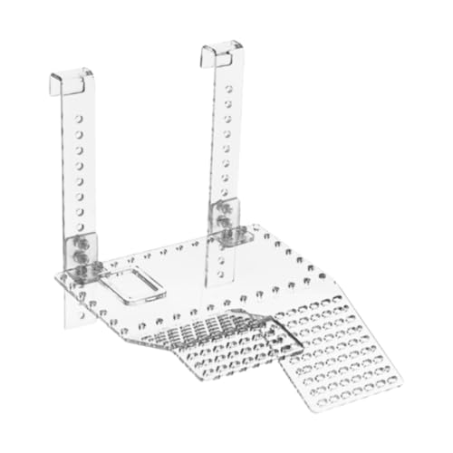LOVIVER Acryl-Sonnenplattform für Schildkröten, Schildkrötenrampe, Kletterregal, Ruheterrasse für Schildkröten, für Frösche, Molche, Sumpfschildkröten, S von LOVIVER