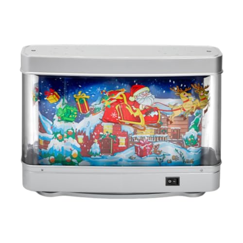 LOVIVER Aquarium-Weihnachtslampe, Aquarium-Dekoration, Licht, Bunte sensorische Aquarium-Lampe für den Innenbereich, Kinderzimmer, Party, Wohnzimmer von LOVIVER