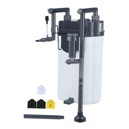 LOVIVER Aquariumfilter, Tauchbarer Innenfilter für Aquarien, Leise Filtration, Anreicherung mit gelöstem Sauerstoff, Leistungsstarke Pumpe für Aquarien, 19cmx12cmx30cm von LOVIVER