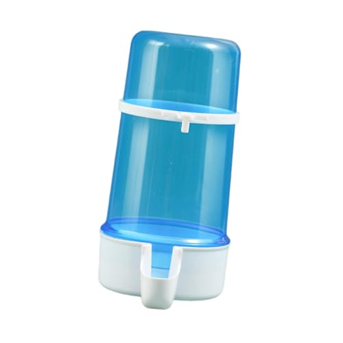 LOVIVER Automatischer Vogelwasserspender, Vogeltränke, großes Fassungsvermögen, 415 ml, Käfigzubehör, hängender Wasserbehälter für Bluebird Duck, Blau von LOVIVER