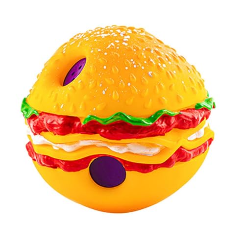 LOVIVER Ball für Hunde, aktiver Rollball, Leckerli-Ball für Hunde, Geschenke für drinnen und draußen, lustiger Quietschton, Kauspielzeug für Haustiere für, 10cm von LOVIVER