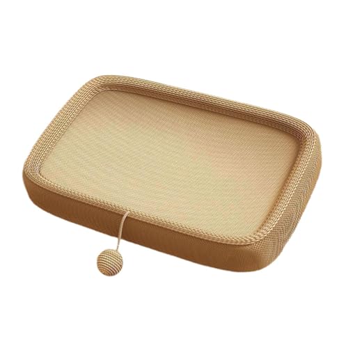 LOVIVER Cat Scratcher Lounge Katzenkratzmatte, Spielen Schlafen Training mit Spielball Sofa Möbel Schutz für Haustierbedarf von LOVIVER