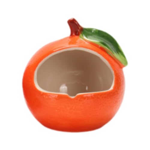 LOVIVER Hamster Haus, Hamster Versteck, Nest niedliche Höhle Bad Hütte Käfig Fruchtform für Hamste kleines Haustier, Orange LOVIVER Hamster Haus, Hamster Versteck, Nest niedliche Höhle Bad Hütte Käfig Fruchtform für Hamste kleines Haustier, Orange von LOVIVER