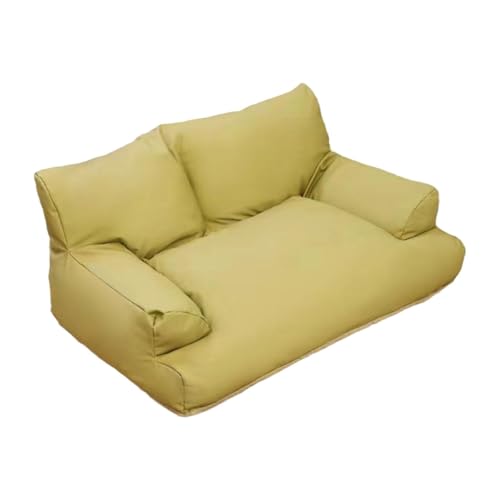 LOVIVER Haustier-Schlafsofa, kleines Hundesofa, Zwinger, weiches, bequemes PU-, modernes Katzenschlafsofa, Hunde-/Katzencouch für Katzen, Haustierbedarf, m von LOVIVER