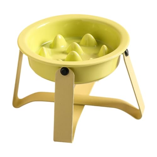 LOVIVER Haustierhund Slow Feeder Bowl, langsames Füttern, leicht zu reinigende, nordische -Lebensmittel -Lagerbehälter für Haustiere liefert Hunde, GrÜn von LOVIVER