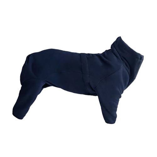 LOVIVER Hunde-Wintermantel, hoher Kragen, Hundebekleidung, Ganzkörper-Overall, weich, warm, Winddicht, Hundejacke für Reisen, Wandern, Outdoor, 2XL von LOVIVER