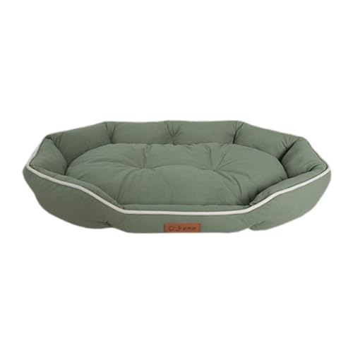 LOVIVER Hundebett, Haustiermatratze, waschbar, Haustier-Schlafmatte, bequemes Hundezwingerbett, Hundesofa, Haustiermatte für große Hunde, Katzen, Grün von LOVIVER