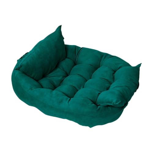 LOVIVER Hundebett, faltbar, für Welpen, Kätzchen, Nest, Bequeme Hundehütte, Haustiermatte, GRÜN von LOVIVER