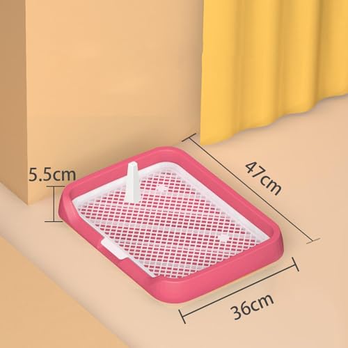 LOVIVER Indoor Wee Training Puppy Pee Pad Halter mit Schutzwand Pet Indoor Dog Training Toilette für kleine und mittelgroße Hunde von LOVIVER