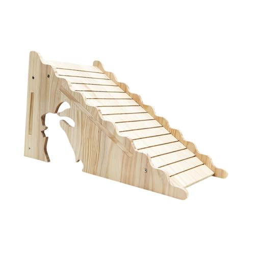 LOVIVER Kletterspielzeug für Hamster, Leiterbrücke aus Holz für Hamster, Rennmäuse, Mäuse und Kleintiere, B von LOVIVER