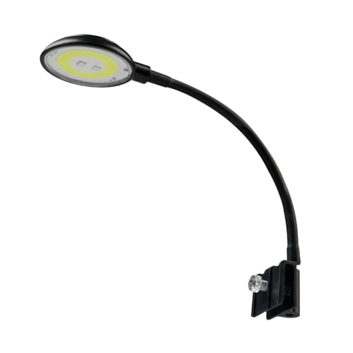 LOVIVER LED-Aquariumleuchte, 4 W, Mehrzweckbeleuchtung, USB, Aquariumleuchte für Süßwasserbecken, kleine Aquarien, Landschaft, Black Shell A von LOVIVER