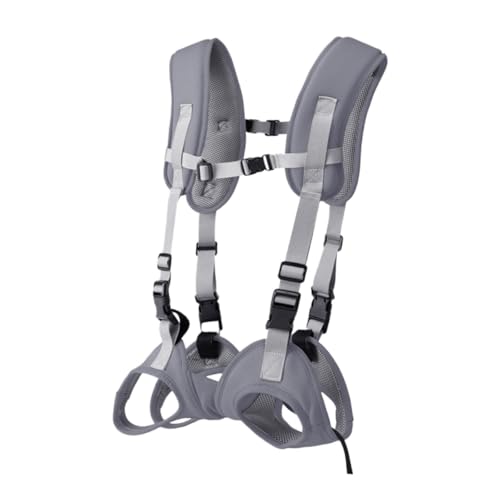 LOVIVER Legs Out Welpen-Tragetasche, Hunde-Front-Hunde-Tragetasche, Rucksack-Front-Tragetasche, Reisetasche zum Treppensteigen im Freien, Spazierengehen, Gray L von LOVIVER