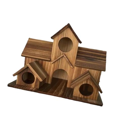 LOVIVER -Nest, Hängehütte, Unterschlupf, Hof, Vogelhäuschen aus Holz für den Außenbereich, für, Nisten, Finken, Unzertrennliche, von LOVIVER