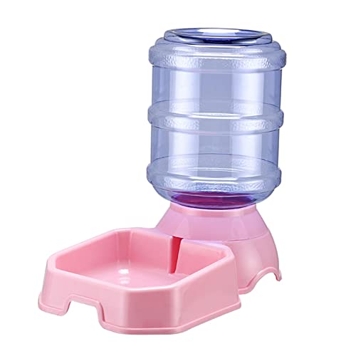 LOVIVER Pet Feeding Solution Automatisches Katzen Hundewasserfutter, Rosa, Wasserspender von LOVIVER