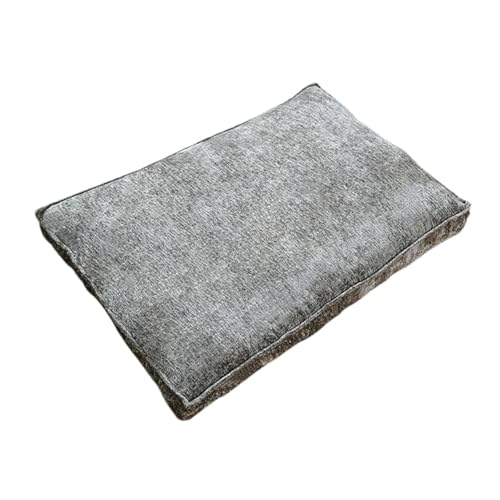 LOVIVER Waschbares Hundebett, Haustier-Isomatte, 86 x 56 cm, rutschfest, wärmendes Kissen, Zwingerunterlage, Schlafmatratze für Rasen, Hof, Garten, Welpen von LOVIVER