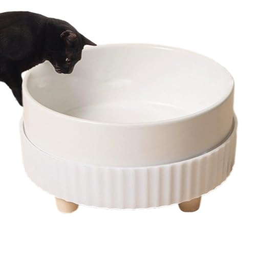 Beheizter Futternapf, Beheizter Hundenapf - Pet Products Thermonapf,Beheizte Tränke für Hühner, Kaninchen, Eichhörnchen – beheizter Keramik-Wassernapf für Katzen sorgt im Winter für trinkbares Wasser von LPORF