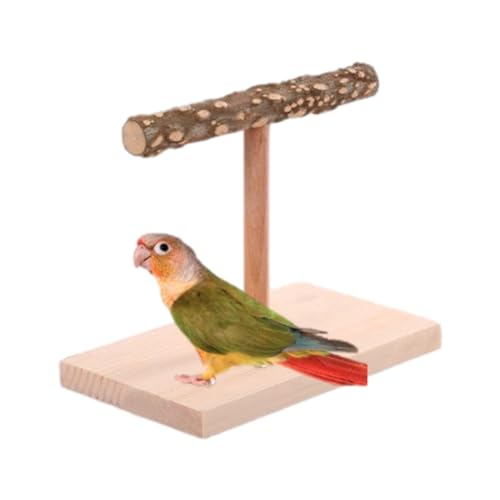 Vogelsitzstangen, T-förmige Plattform für Vögel, Übung für Vögel mit Nymphensittich-Sitzstange, Übungsständer für Papageien, Nymphensittich-Sitzstange für Vögel von LPORF