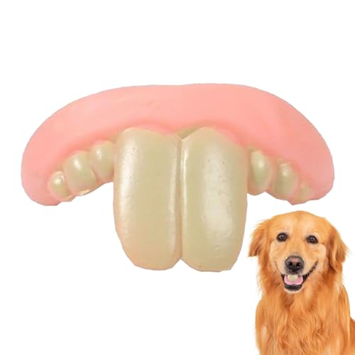 Zahnprothesen für Hunde, falsche Zahnriemen für Hunde, Zahnprothesen für lustige Hunde, kreativ, langlebig, reißfest, einfach anzubringen, lustiges Hundespielzeug, Zähne von LPORF