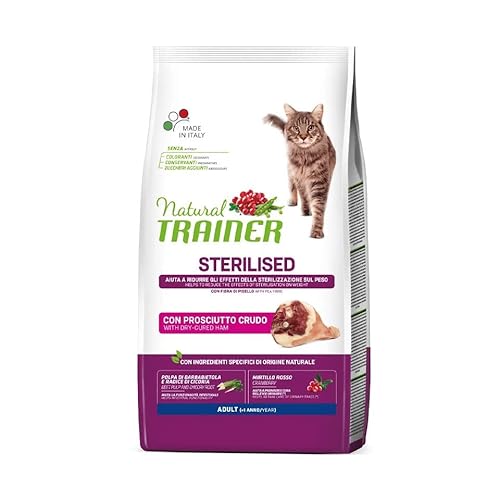 Trainer Natural Erwachsene Katze Sterilised mit Rohschinken 1,5 kg von LQNQ