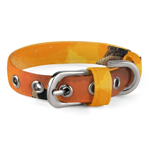 Haustier-Halsband, Mann- und Boot-Druck, ganzjährig, weiches Haustierhalsband, niedliches Haustierhalsband, leichtes Haustierhalsband, stilvolles Hundehalsband von LQPMNK