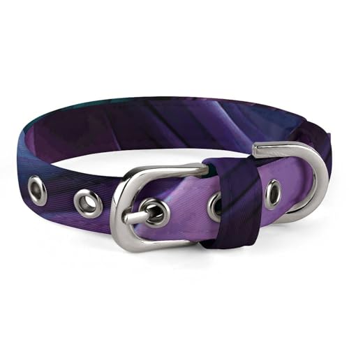 Haustier-Halsband, hellsmaragdgrün und violett, für alle Jahreszeiten, weiches Haustierhalsband, niedliches Haustierhalsband, leichtes Haustierhalsband, stilvolles Hundehalsband von LQPMNK