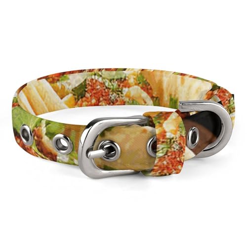 Haustier-Halsband, mexikanischer Lebensmitteldruck, ganzjährig, weiches Haustierhalsband, niedliches Haustierhalsband, leicht, stilvolles Hundehalsband von LQPMNK