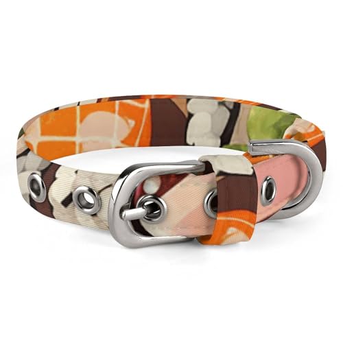 Haustier-Halsband, viele Sushi-Lebensmittel-Druck, ganzjährig, weiches Haustierhalsband, niedliches Haustierhalsband, leichtes Haustierhalsband, stilvolles Hundehalsband von LQPMNK