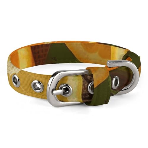 Haustierhalsband, Zitronen- und Orangen-Druck, Ganzjahres-Haustierhalsband, weiches Haustierhalsband, niedliches Haustierhalsband, leichtes Haustierhalsband, stilvolles Hundehalsband von LQPMNK